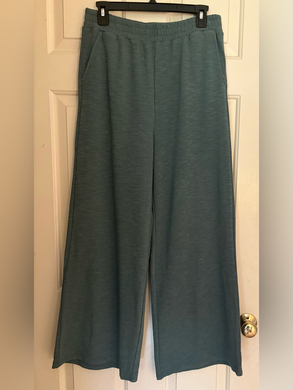 NWOT Zenana Size Large Wide-Leg Light Green Pants